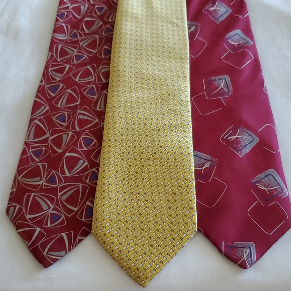 3 Silk ties